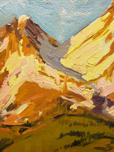 American Legacy Fine Arts presents "Morning Light, Mt. Shasta" a painting by Alfred Richard Mitchell.