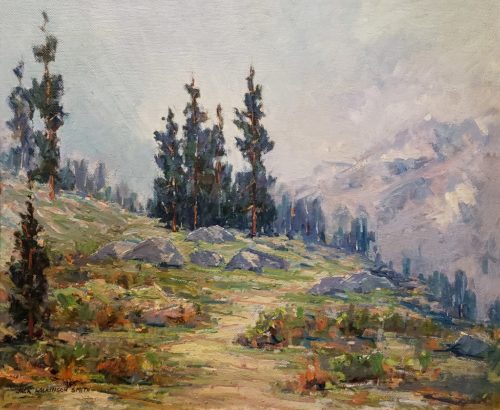 American Legacy Fine Arts presents "Mountain Landscape" a painting by Jack Wilkinson Smith.
