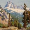 American Legacy Fine Arts presents "Untitled (Snow-capped Mountians)" a painting by Marion Kavanagh Wachtel.