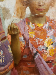 American Legacy Fine Arts presents "Market" a painting by Mian Situ.