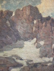 American Legacy Fine Arts presents "High in the Sierras" a painting by Edgar Alwin Payne.
