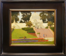 American Legacy Fine Arts presents "Morning at the Conservatory of Flowers" a painting by Brian Blood.