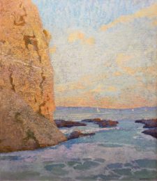 American Legacy Fine Arts presents "Gentle Tide" a painting by Daniel W. Pinkham.
