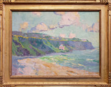 American Legacy Fine Arts presents "Malaga Cove" a painting by Daniel W Pinkham.