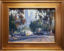American Legacy Fine Arts presents "Chavez Ravine" a painting by Michael Obermeyer.