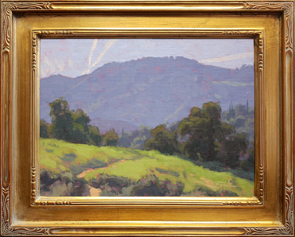 American Legacy Fine Arts presents "Hillside Trail" a painting by Dan Schultz.