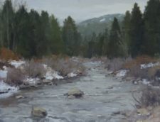 American Legacy Fine Arts presents "Along the Truckee" a painting by Kathleen Dunphy.
