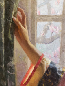 American Legacy Fine Arts presents "A Glimpse of Beauty" a painting by Mian Situ.