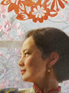 American Legacy Fine Arts presents "A Glimpse of Beauty" a painting by Mian Situ.