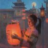 American Legacy Fine Arts presents "Mid-Autumn Festival in Chinatown" a painting by Mian Situ.