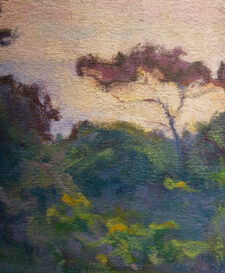American Legacy Fine Arts presents "Landscape Silhouette, Portuguese Bend" a painting by Amy Sidrane
