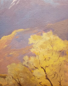 American Legacy Fine Arts presents "Untitled (Smoke Tree, Palm Springs)" a painting by George S. Bickerstaff
