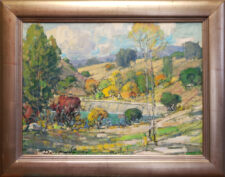 American Legacy Fine Arts presents "DeSoto and the 118 Freeway" a painting by Karl Dempwolf