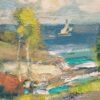 American Legacy Fine Arts presents "In the Distance; Abalone Cove, Palos Verdes" a painting by Karl Dempwolf