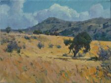American Legacy Fine Arts presents "Malibu Hills" a painting by Mian Situ.