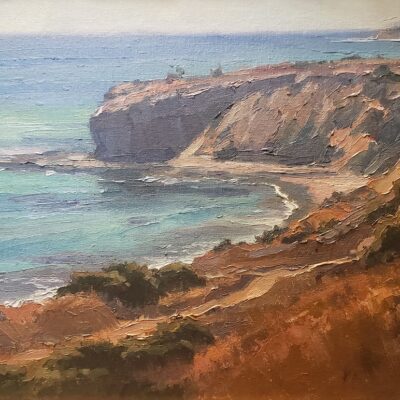 Michael Obermeyer Artist Oil painting Summer Cove, Palos Verdes