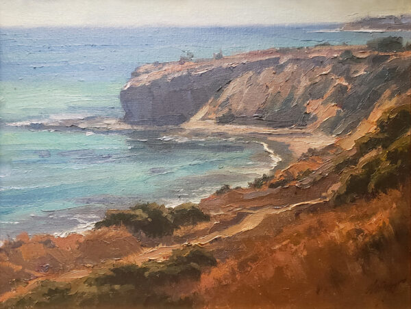 American Legacy Fine Arts presents "Summer Cove, Palos Verdes" a painting by Michael Obermeyer