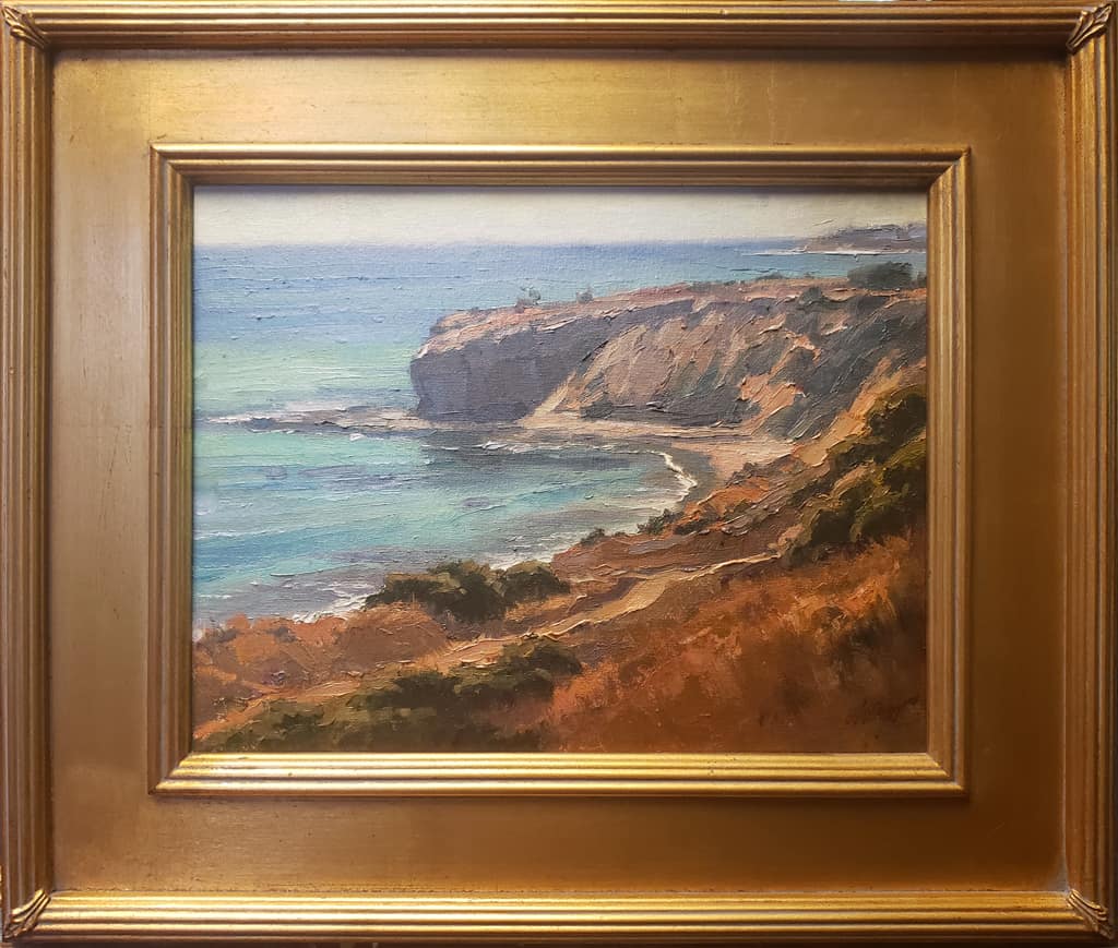 American Legacy Fine Arts presents "Summer Cove, Palos Verdes" a painting by Michael Obermeyer