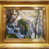 Peter Adams Artist Oil painting Lower Chilnualna Falls; Yosemite National Park