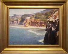 American Legacy Fine Arts presents "A View from La Jolla" a painting by Calvin Liang.