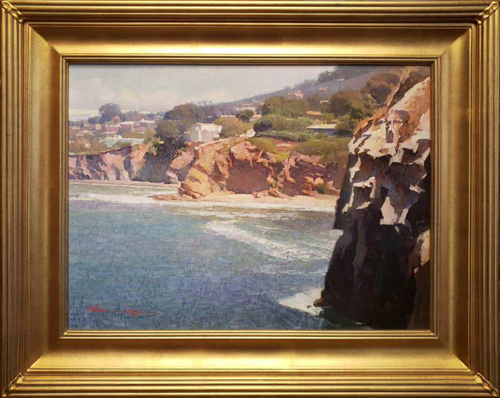 American Legacy Fine Arts presents "A View from La Jolla" a painting by Calvin Liang.
