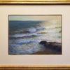 American Legacy Fine Arts presents "Glare and Wind; Leo Carrillo State Beach, Malibu" a painting by Peter Adams