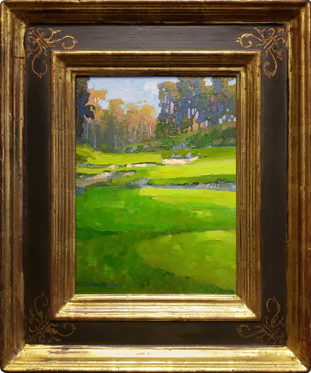 American Legacy Fine Arts presents "Serpentine View" a painting by Peter Adams.