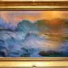 Peter Adams Artist Oil painting Treacherous Shorebreak