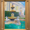 Peter Adams Artist Oil painting Neptune Fountain; Huntington Gardens