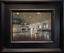 American Legacy Fine Arts presents "The Fencing Class" a painting by Casey Childs.