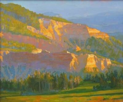 Peter Adams - Afternoon Shadows, Cedar Breaks National Monument, Utah, Oil on panel 20" x 24"