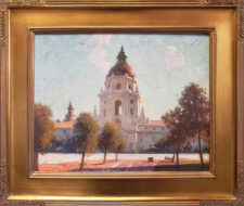 Calvin Liang artist Oil painting Pasadena City Hall