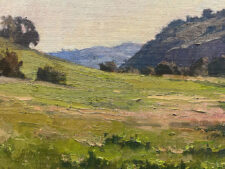 Michael Obermeyer Artist Oil painting Arroyo Vista, Trabuco Creek, Orange