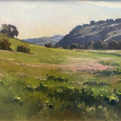 Michael Obermeyer Artist Oil painting Arroyo Vista, Trabuco Creek, Orange