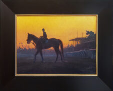 Michael Obermeyer artist Oil painting Santa Anita Dawn