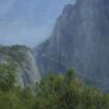 American Legacy Fine Arts presents "Up a Mountain; Half Dome, Yosemite" a painting by Nikita Budkov.
