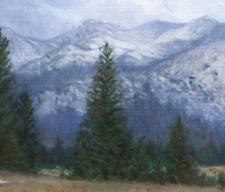 American Legacy Fine Arts presents "Wild Autumn Wind; Tioga Pass" a painting by Nikita Budkov.