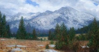 A new painting in the gallery by Nikita Budkov @nikitayasny - "Wild Autumn Wind; Tioga Pass", oil on canvas panel, 8" x 16"⁠
”Upon leaving the Yosemite Valley, we stopped by the Tioga Pass for a final plein air before the route was closed for Winter."⁠
—Nikita Budkov⁠
⁠
The painting is available at ALFA, please direct message for details.⁠
⁠
⁠
#nikitabudkov #yosemitevalley #tiogapass #pleinairart #pleinairlandscape #mountainlandscape #mountainpleinair #snowymountains #sierranevadamountains #mammothpeak #americanlegacyfinearts #contemporarytraditionalart