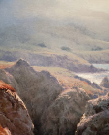 American Legacy Fine Arts presents "Morning Has Broken; Carmel, California" a painting by Michael Godfrey.