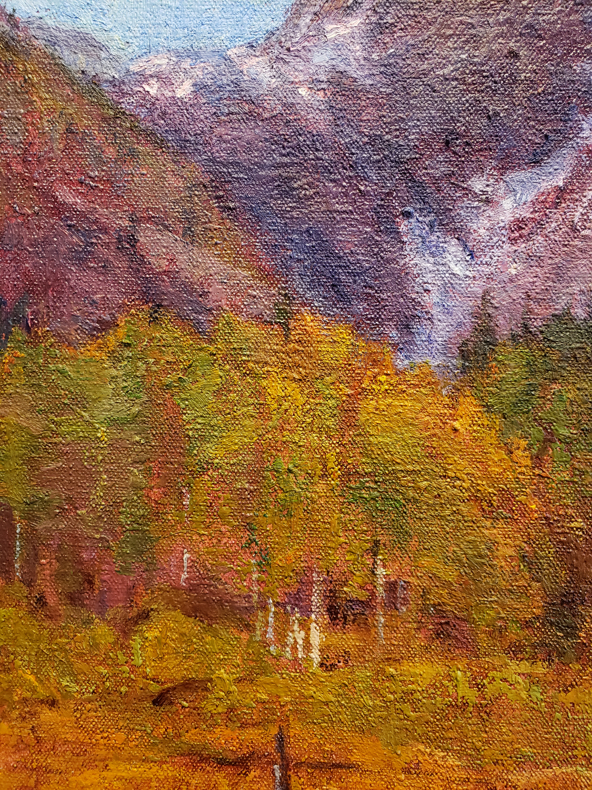 American Legacy Fine Arts presents "Autumn Light; Sierra" a painting by Amy Sidrane.