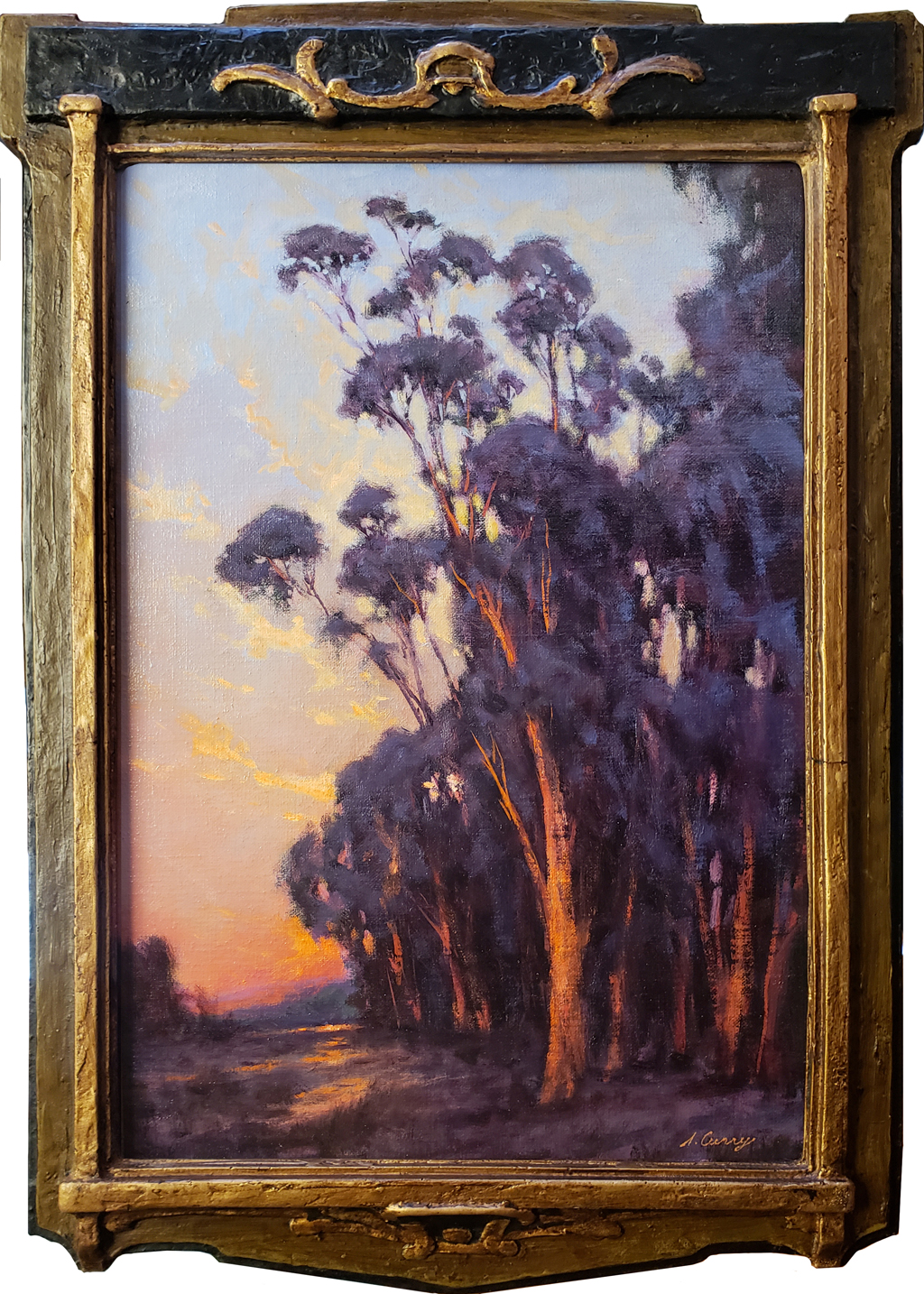 American Legacy Fine Arts presents "Upward; Sonoma County" a painting by Steve Curry.