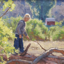 American Legacy Fine Arts presents "Exploring the Meadow" a painting by Dan Schultz.