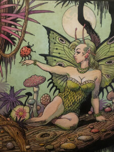 American Legacy Fine Arts presents "Tinker Bell" a painting by William Stout.