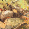 American Legacy Fine Arts presents "Light Through the Brambles" a painting by Jove Wang.