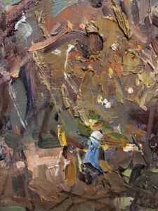 American Legacy Fine Arts presents "The Old Tree in Pasadena" a painting by Jove Wang.