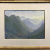 American Legacy Fine Arts presents "Afternoon Haze; Looking down the Arroyo Seco from Mt. Wilson" a painting by Peter Adams.