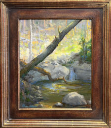 American Legacy Fine Arts presents "Fallen Trees, Strawberry Peak" a painting by Peter Adams.