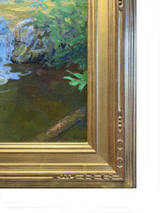 American Legacy Fine Arts presents "Quiet Pool; Arroyo Seco" a painting by Peter Adams.