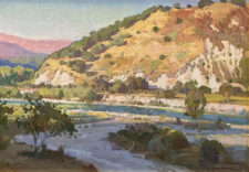 American Legacy Fine Arts presents "Ventura River Channel; Santa Ana Road, CA" by Ray Roberts.