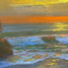 American Legacy Fine Arts presents "Leo Carrillo Sunset, End of a Perfect Day" a painting by Peter Adams.